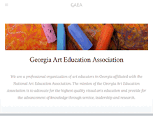 Tablet Screenshot of gaea-artforall.org